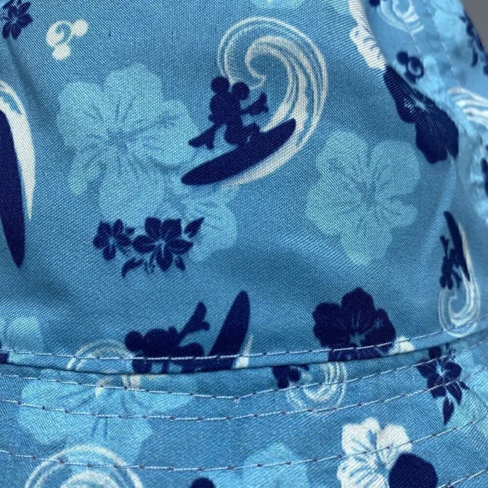 DISNEY PARKS Reversible Toddler Bucket Hat 52cm It’s A Shore Thing Blue